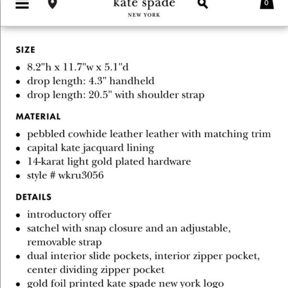 SOLD!!!! Kate Spade Crossbody Bag - Picture 8 of 8